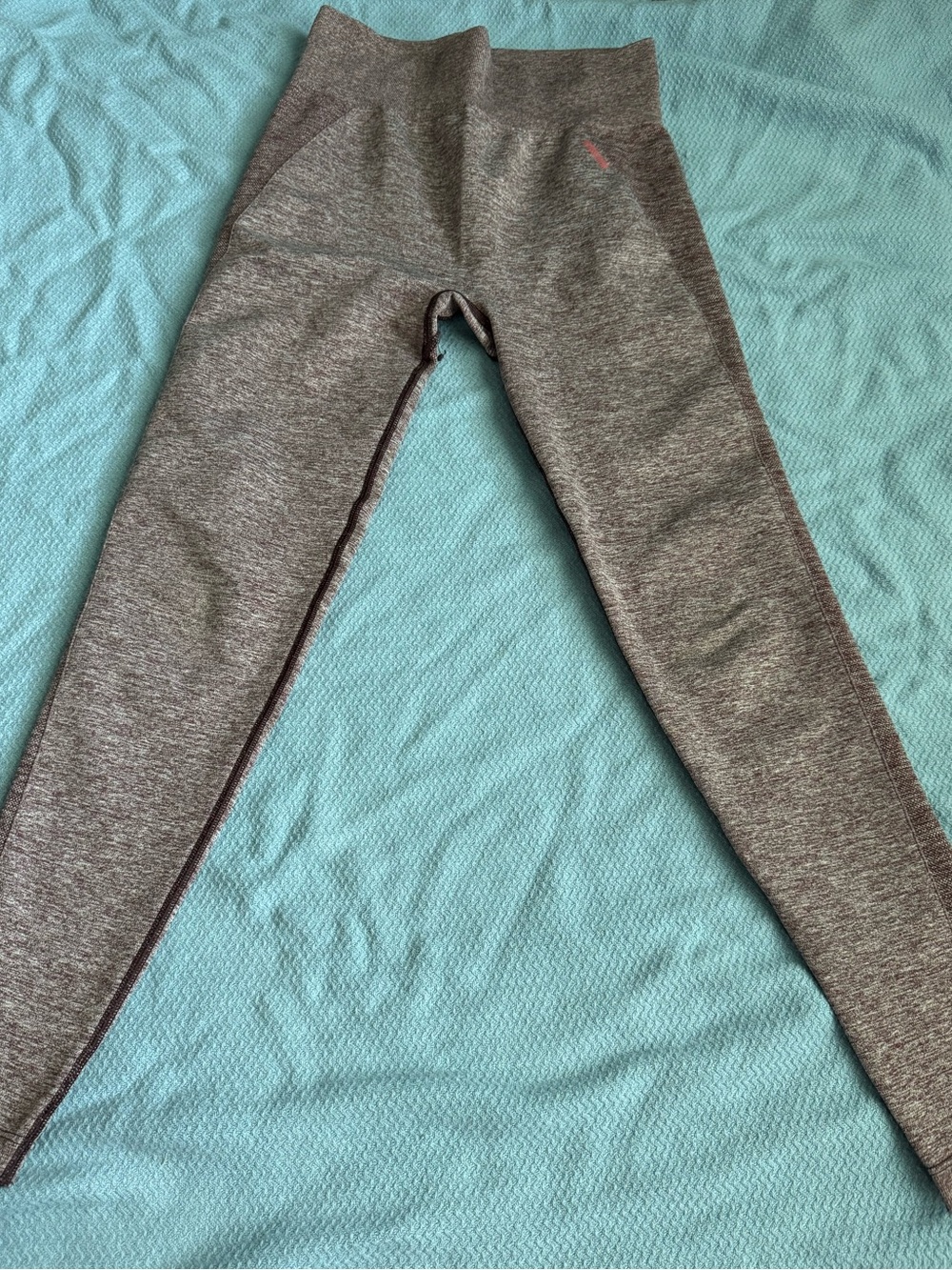 Gymshark Heathered Mauve Seamless Leggings